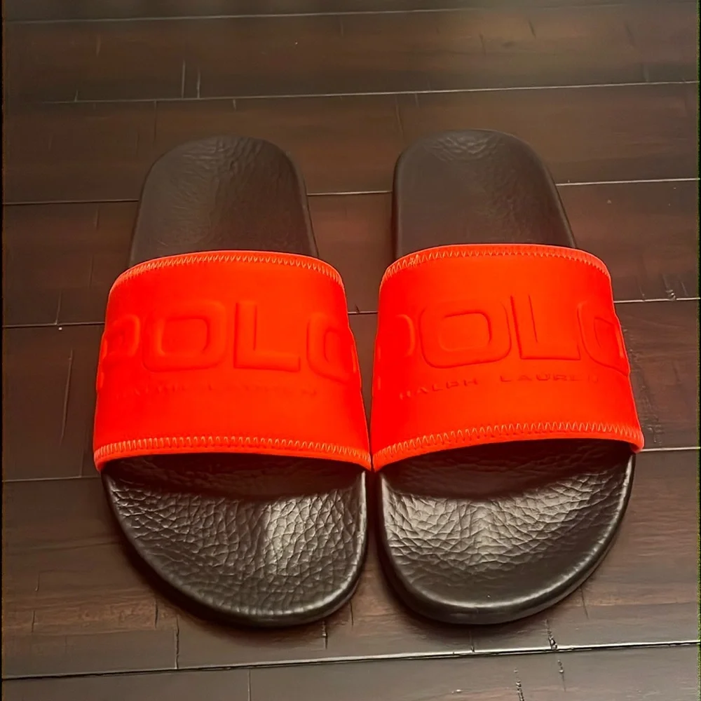 Polo Ralph Lauren Neoprene Slides Sandals Shoes shower beach new Men’s Size 11